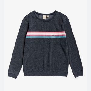 Worn Roxy Trendy Crewneck Sweatshirt